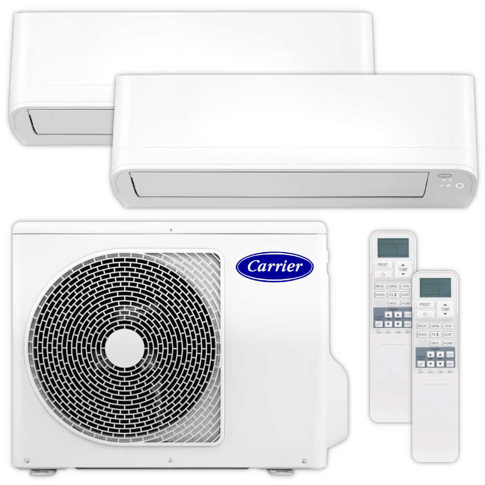 Carrier Multisplit Klimaanlage Set | Komfort Line | 2,5 kW + 2,5 kW | Klimaworld.com