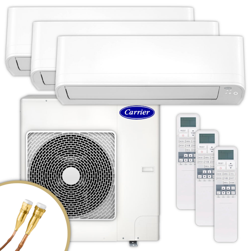 Carrier Multisplit Klimaanlage Set Komfort Line | 3 Wandgeräte | klimaworld.com