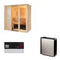 Sentiotec Sauna Komplettset Komfort Small | Concept R Mini Combi | 3 Pers.
