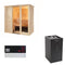 Sentiotec Sauna Komplettset Komfort Small | Home Premium Combi | 3 Pers.