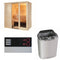 Sentiotec Sauna Komplettset Komfort Small | Scandia Next Combi | 3 Pers.