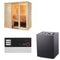 Sentiotec Sauna Komplettset Komfort Small | Home FIN | 3 Pers.