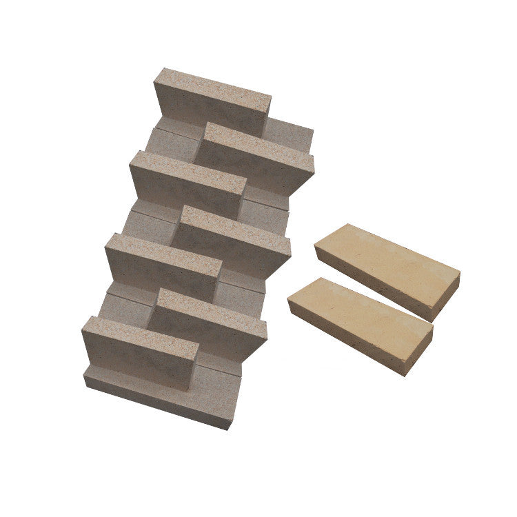 Komplettes Set Labyrinthsteine für Pelletskessel Orligno 100
