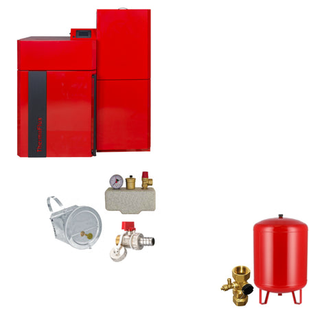 Thermoflux Pelletkessel Pellflux Lambda 96 mit 96,1 kW | Klimaworld.com