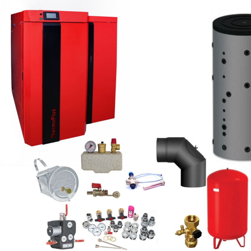 ThermoFlux Kombikessel | Pid Logic Kombi 45 kW | Komplettset 2 | Klimaworld.com