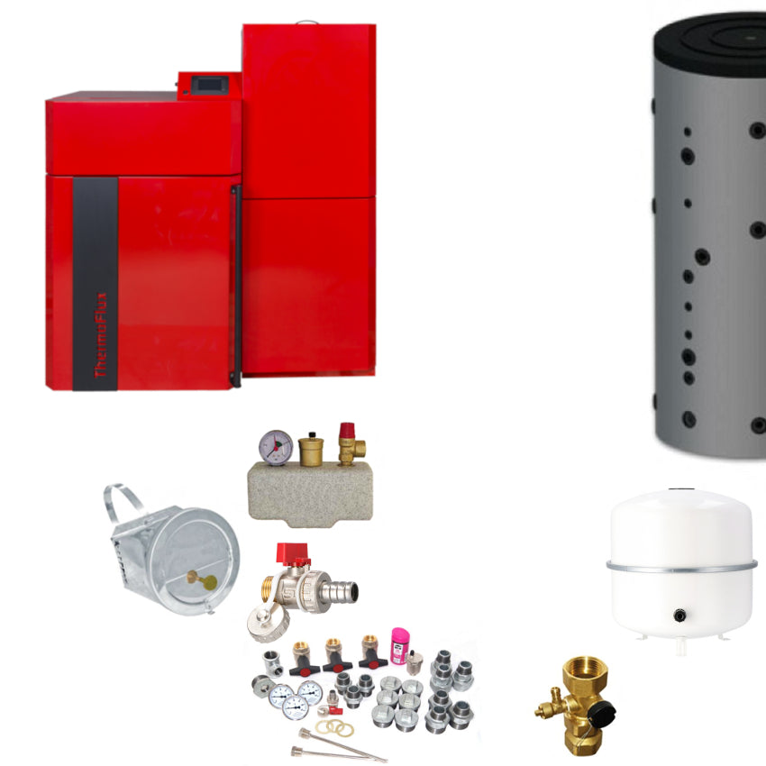 Thermoflux Pelletkessel Pellflux Lambda 12 kW | Klimaworld.com