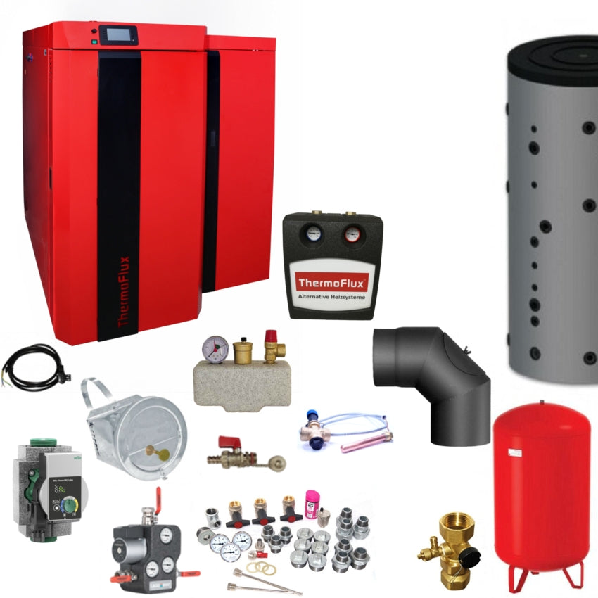 ThermoFlux Kombikessel | Pid Logic Kombi 45 kW | Komplettset 3 | Klimaworld.com