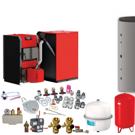 Pellets-Holz-Kombikessel HKK Active 25 Bioflux 25 - 22 kW Komplettset 5