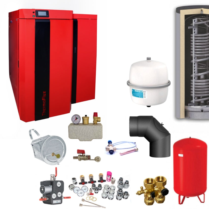 ThermoFlux Kombikessel | Pid Logic Kombi 35 kW | Komplettset 4 | Klimaworld.com