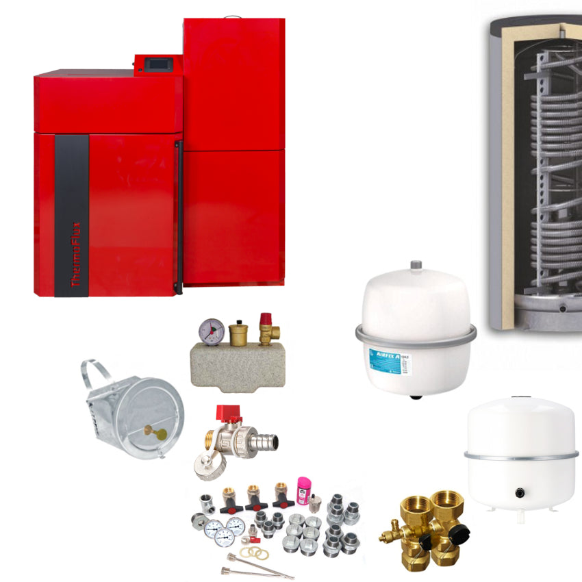 ThermoFlux Pelletkessel Pellflux Lambda 12 kW | Klimaworld.com