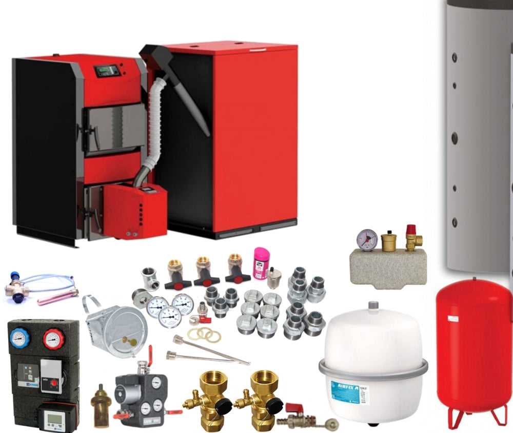 Pellets-Holz-Kombikessel HKK Active 25 Bioflux 25 - 22 kW Komplettset 5