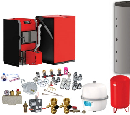 Pellets-Holz-Kombikessel HKK Active 30 Bioflux 25 - 25 kW Komplettset 4