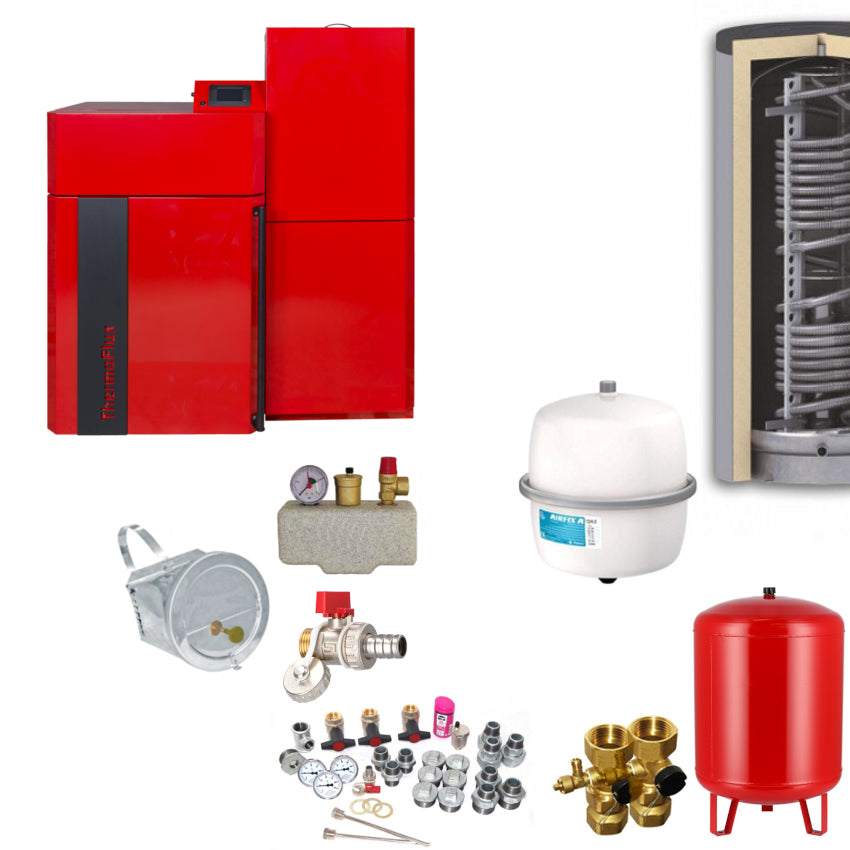 Thermoflux Pelletkessel Pellflux Lambda 96,1 kW | Klimaworld.com