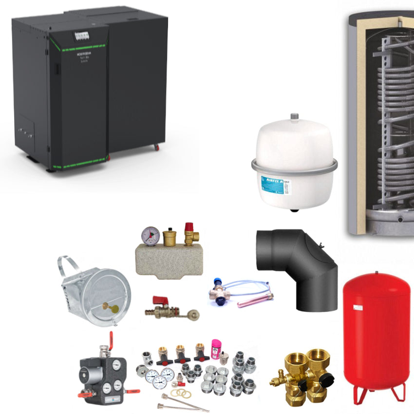 Kostrzewa Pelletkessel | Bio Luxury Compact 24 kW | Komplettset 4