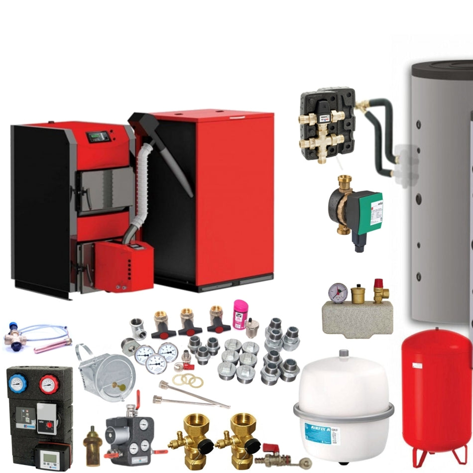 Pellets-Holz-Kombikessel HKK Active 110 Bioflux 90 - 80 kW Komplettset 5