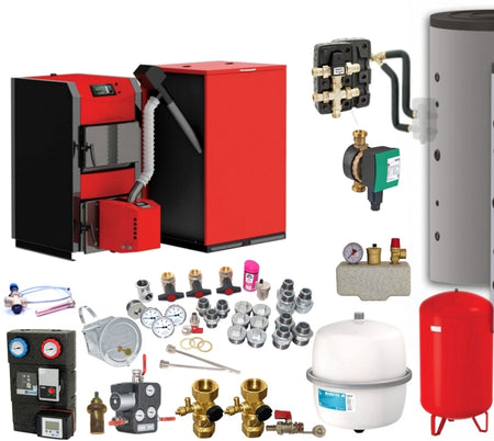 Pellets-Holz-Kombikessel HKK Active 40 Bioflux 40 - 30 kW Komplettset 5