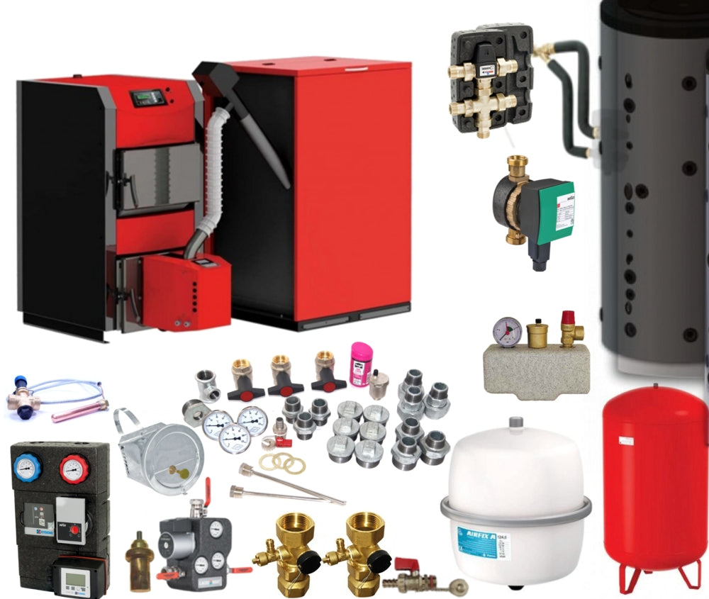 Pellets-Holz-Kombikessel HKK Active 30 Bioflux 25 - 25 kW Komplettset 5