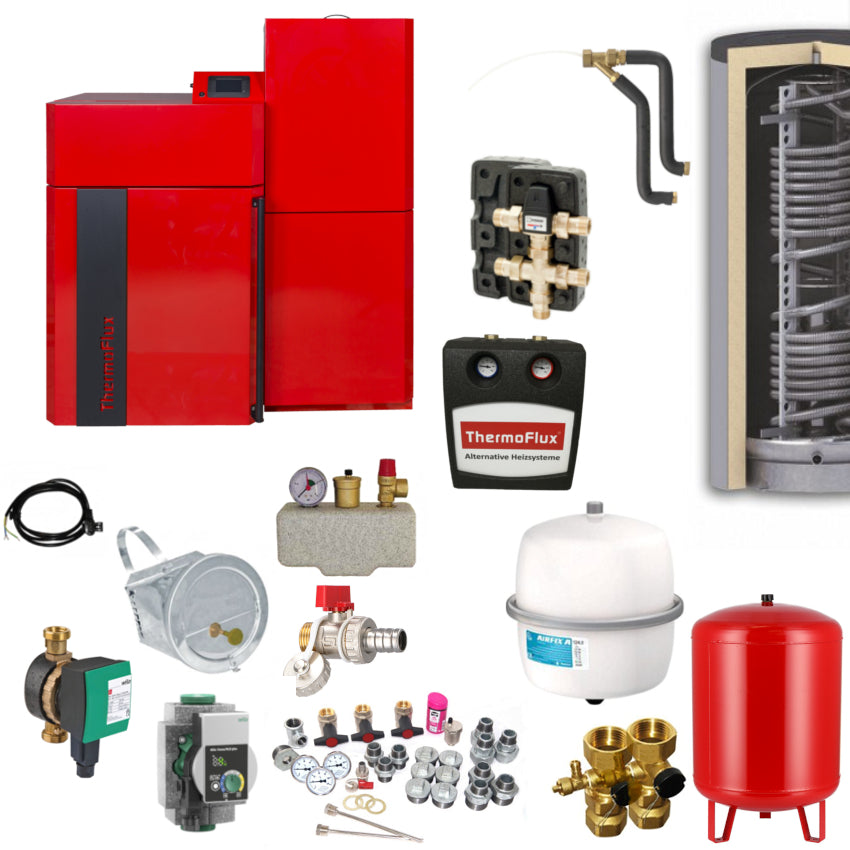 Thermoflux Pelletkessel Pellflux Lambda 96,1 kW | Klimaworld.com