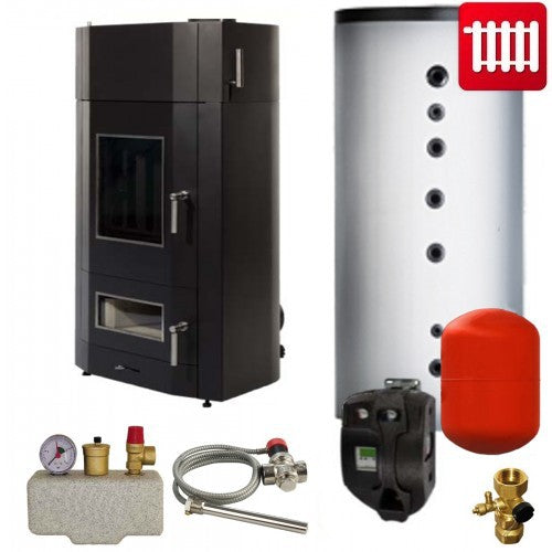 Wasser Holzvergaserofen JUPO Lohengrin Juratherm 18,5 kW Heizung-SET-1