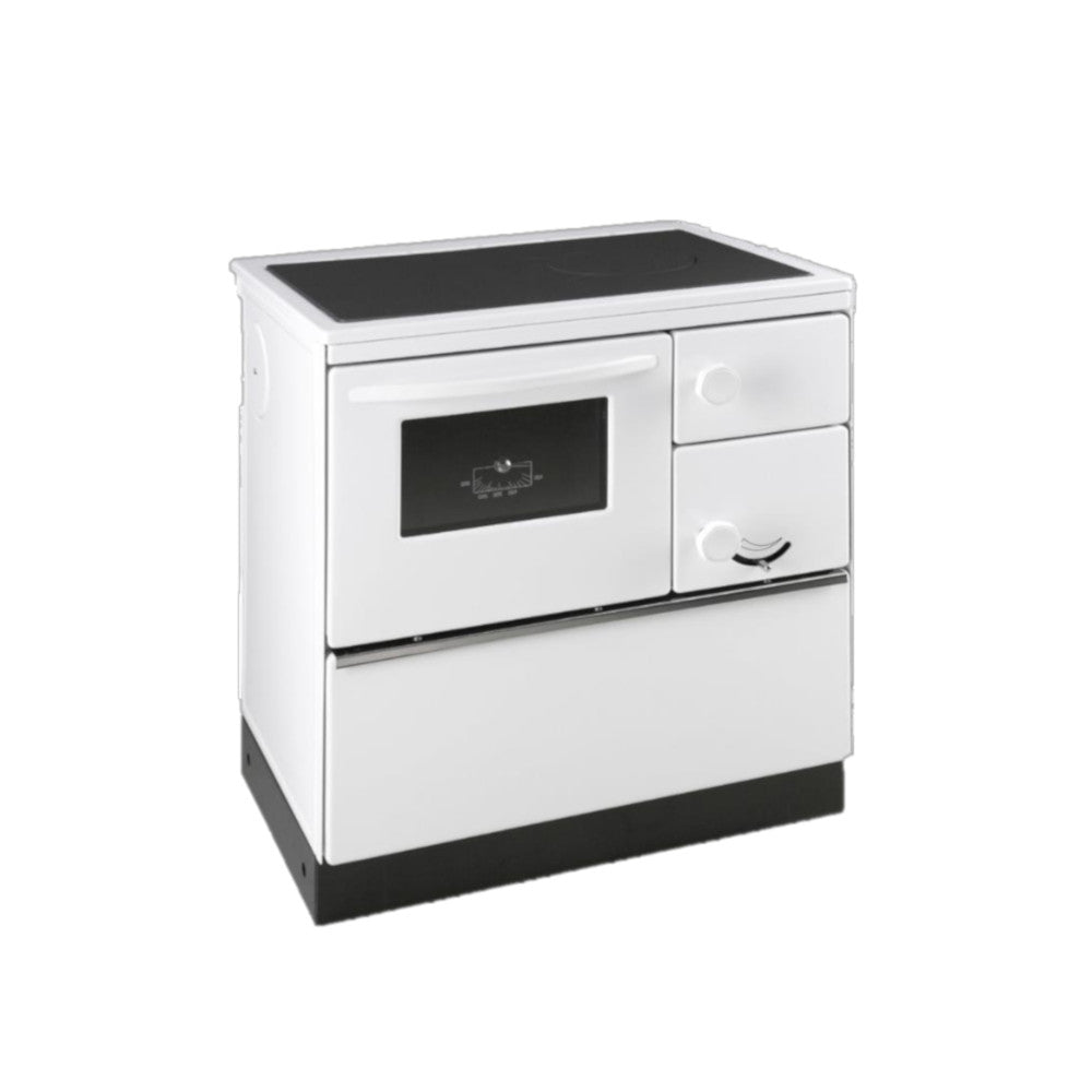 Thorma | Holzherd | Ökonom85/Fikodeluxe | Links | weiß | 7 kW