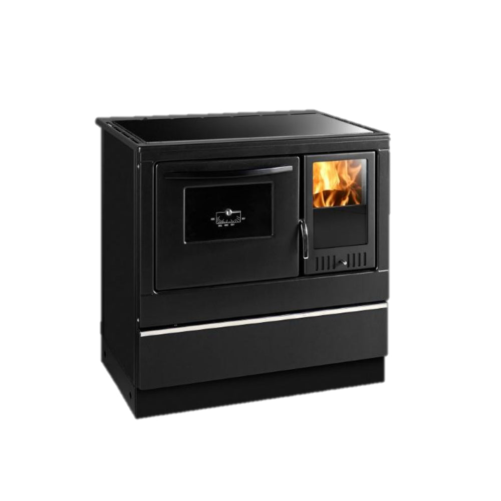 Thorma | Holzherd | Ökonom85/Fiko Excellent | Links | schwarz | 7 kW