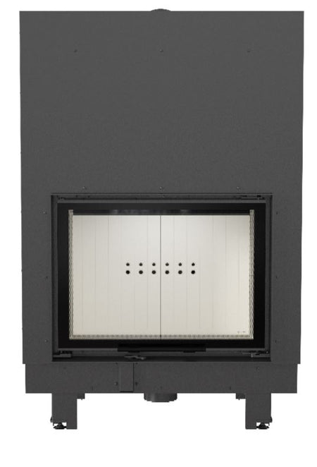Warmluftkamineinsatz Kratki MBA 17 G, gerade Scheibe, 17kW