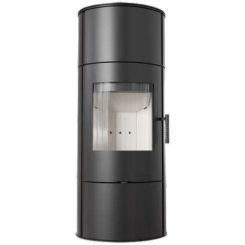 Kratki Kaminofen Rollo hoch, frontal | Klimaworld.com