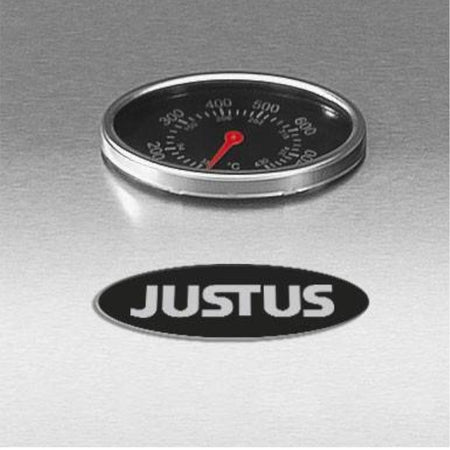 JUSTUS | Kratos | Gasgrill mit schwarzer Korpus Stahl-Frontblende | 3 x 3,5 kW + 1 x 3,8 kW