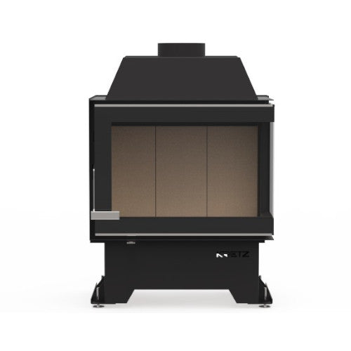 KRETZ | Kamineinsatz F107 | Eckkamin rechts | 10 kW