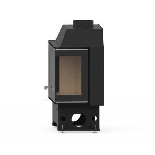KRETZ | Kamineinsatz F107 | Eckkamin rechts | 10 kW - Seitenansicht