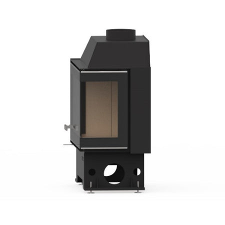 KRETZ | Kamineinsatz F107 | Eckkamin rechts | 10 kW - Seitenansicht