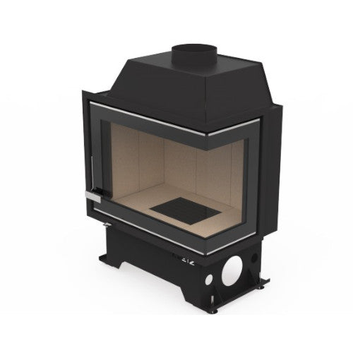 KRETZ | Kamineinsatz F107 | Eckkamin rechts | 10 kW  ➔ www.klimaworld.com