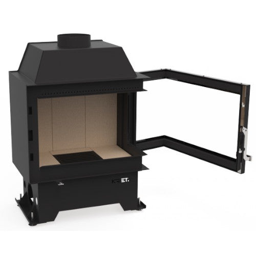 KRETZ | Kamineinsatz F107 | Eckkamin rechts | 10 kW