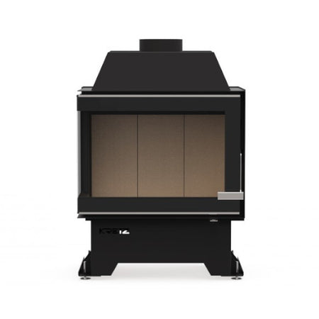 KRETZ | Kamineinsatz F108 | Eckkamin links | Stahl | 10 kW ➔ www.klimaworld.com