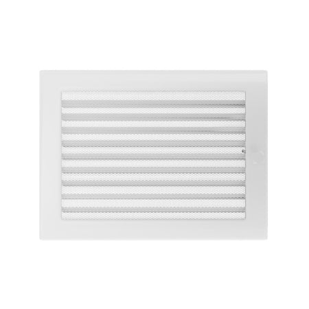 Lüftungsgitter Luftgitter mit Lamellen 22x30 cm, weiß | Klimaworld.com