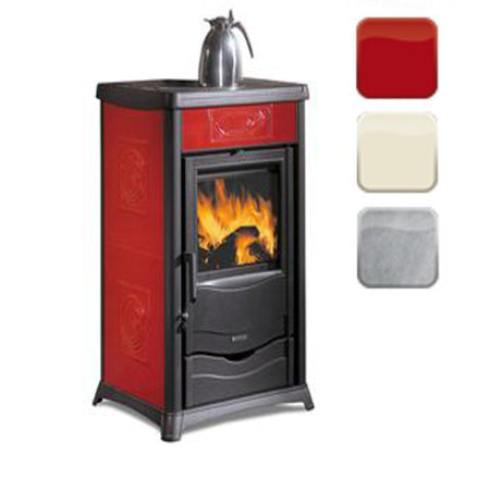 La Nordica Wasserführender Kaminofen TermoRosella Plus D.S.A 13,5kW Bordeaux 