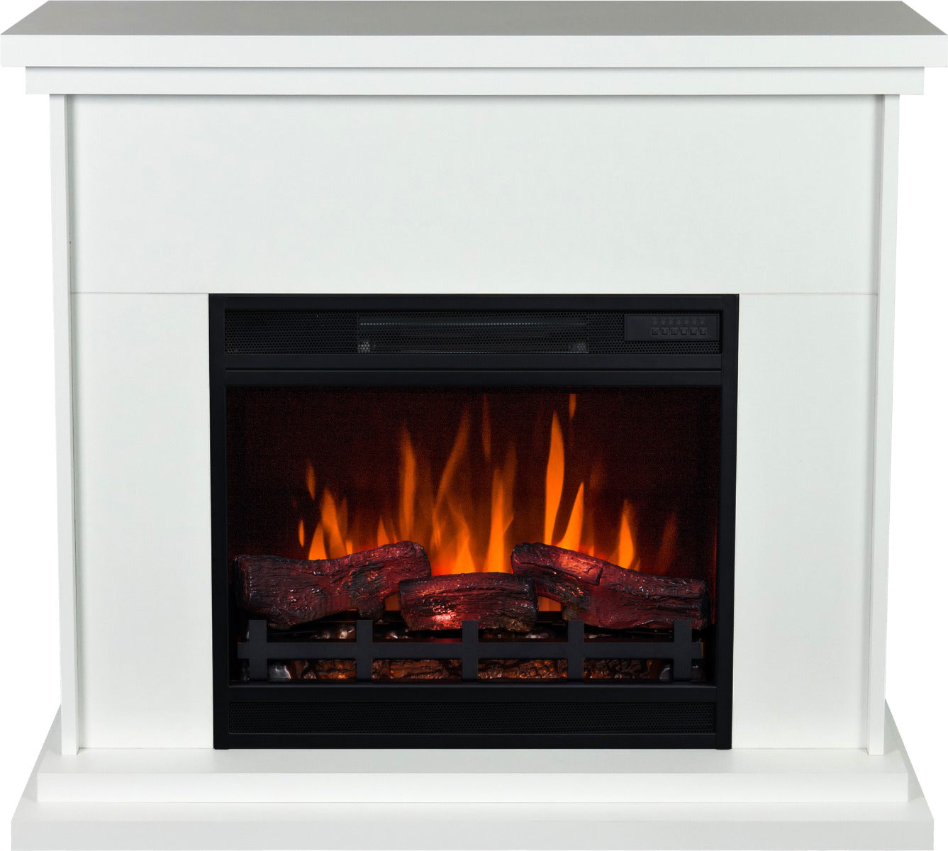 Aflamo Elektrokamin Lagos mit Einsatz LED 60 Classic | klimaworld.com