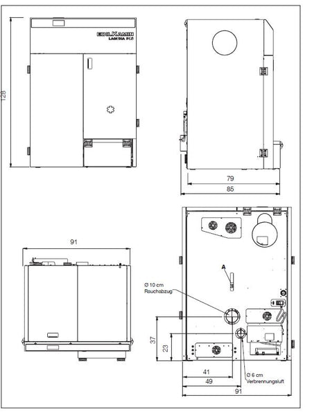 Edilkamin Pelletkessel Laguna P 35 | 34,1 kW