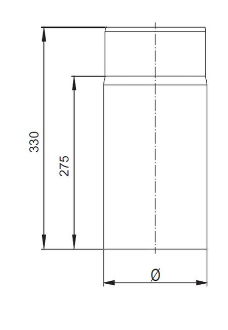 Längenelement kürzbar 330mm Ferro Lux 