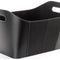 #Holzkorb Kaminholzkorb Leder Look schwarz TermaTech| B-Ware