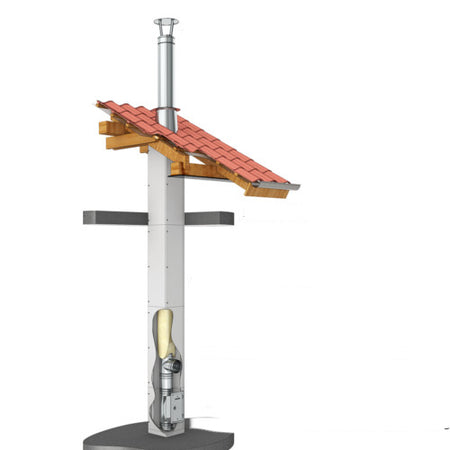 Leichtbauschornstein Komplettpaket 14 m