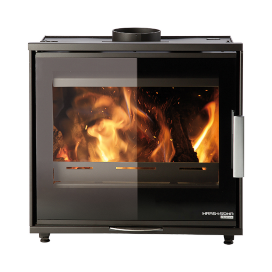 Haas+Sohn | Kamineinsatz LEVI EASY, perl-schwarz | 8 kW