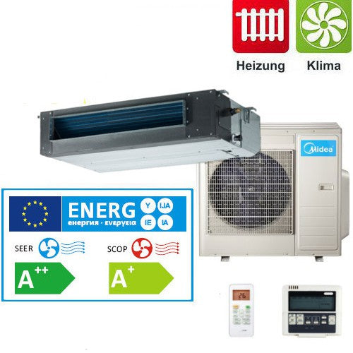 Klimaanlage Kanalgerät Duct A++ Midea Monosplit Inverter System 3,5kW