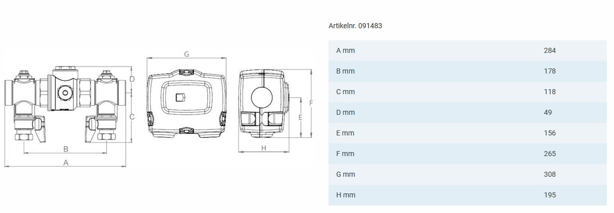LK Armatur LK 521 MultiFill Maßzeichnung