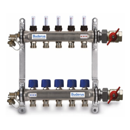 BUDERUS | Logafloor Heizkreisverteiler HVE-FD AK/6 | 6 Kreise  ➔ www.klimaworld.com
