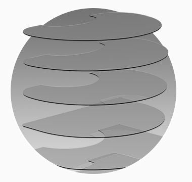 Glas Vorlegeplatte