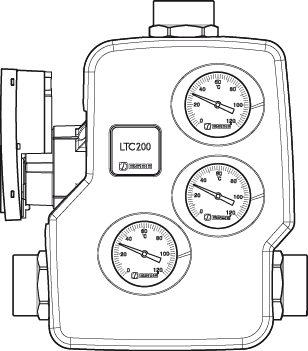ESBE | Ladeventileinheit | LTC261 | Mischwassertemperatur 70°C | G 1" | DN 25