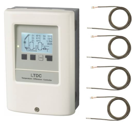 Sorel Solarregler | LTDC Version 3 (V3) | 4 Fühler ➔ Klimaworld.com