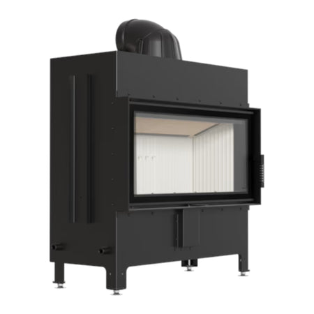 Kratki Kamineinsatz LUCY 16, Front, weißer Brennraum | klimaworld.com