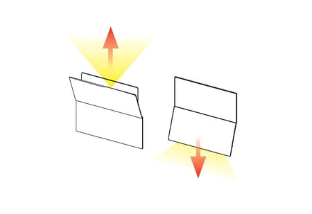 Luftauslass Split zur Warmluftverteilung